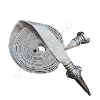 Рукав пожарный для кранов морозостойкий РПК-(В)-50-1,0-УХЛ1 с головкой ГР-50А и стволом ручным пожарным РС-50.01П